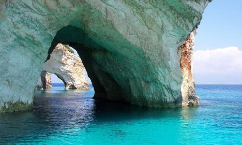希腊扎金索斯岛的蓝洞